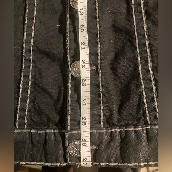 Rare! True Religion Waxed Jimmy Super T in “TED BLACK” wash size XL - Picture 7 of 16